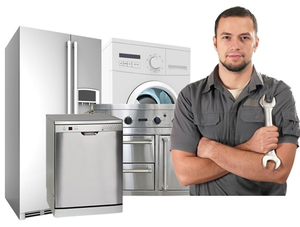 Técnico reparando electrodoméstico a domicilio en Palencia